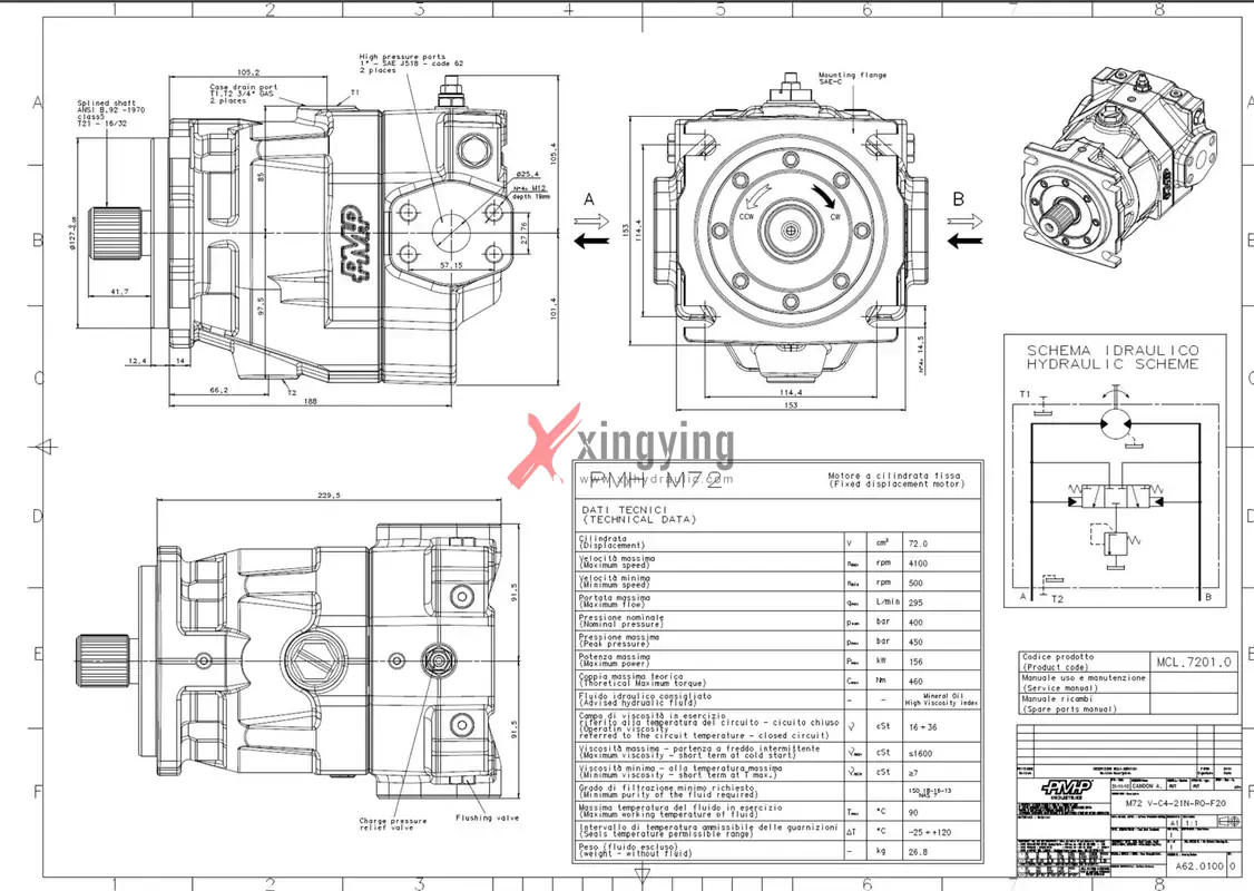 PMP90 PMH90 hydraulic piston motor(pics1)